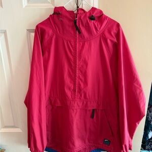 Woolrich Magenta Hooded Windbreaker Jacket